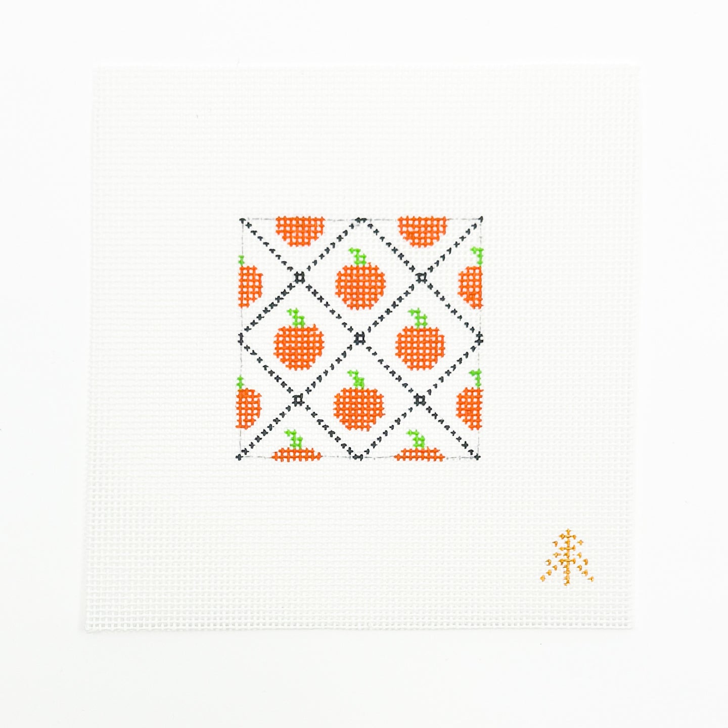 Diamond Pumpkins Flag Cozy Insert